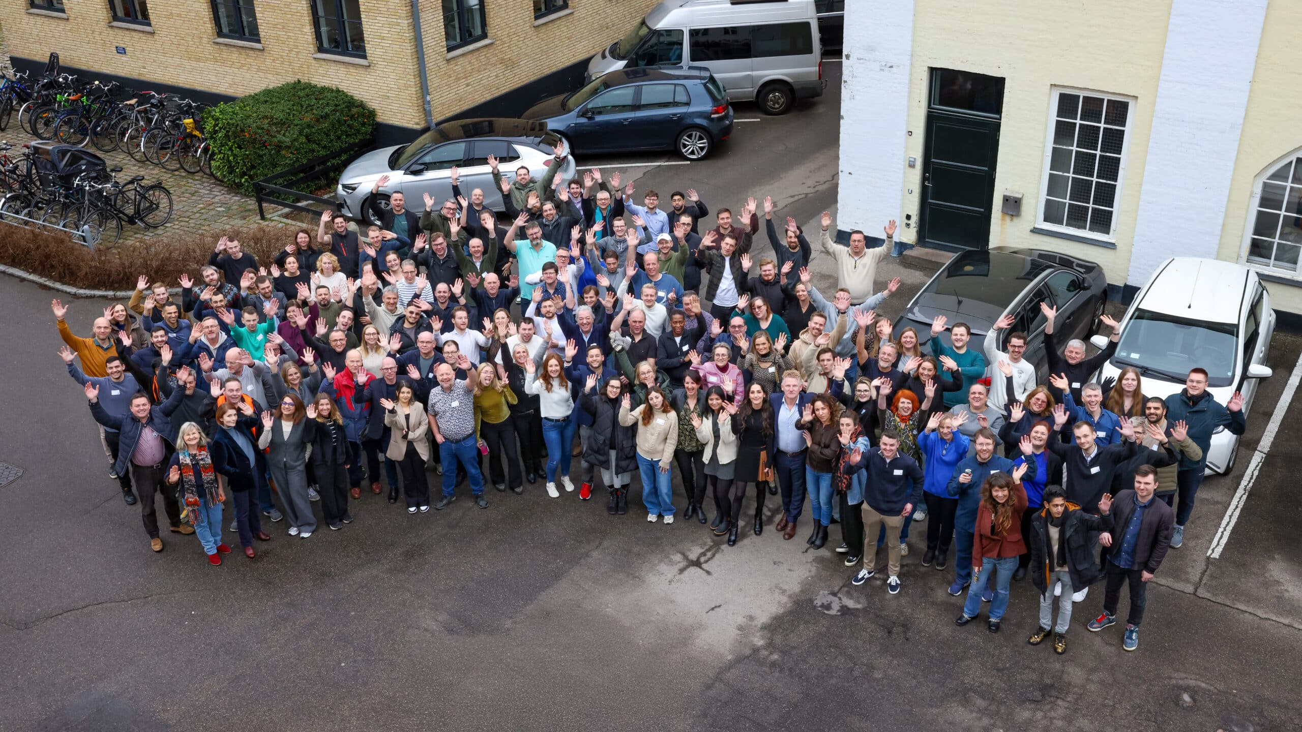 Picture of the entire Omnidocs Group team